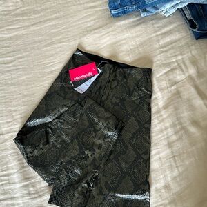 Commando Moss Snake Leggings Size M